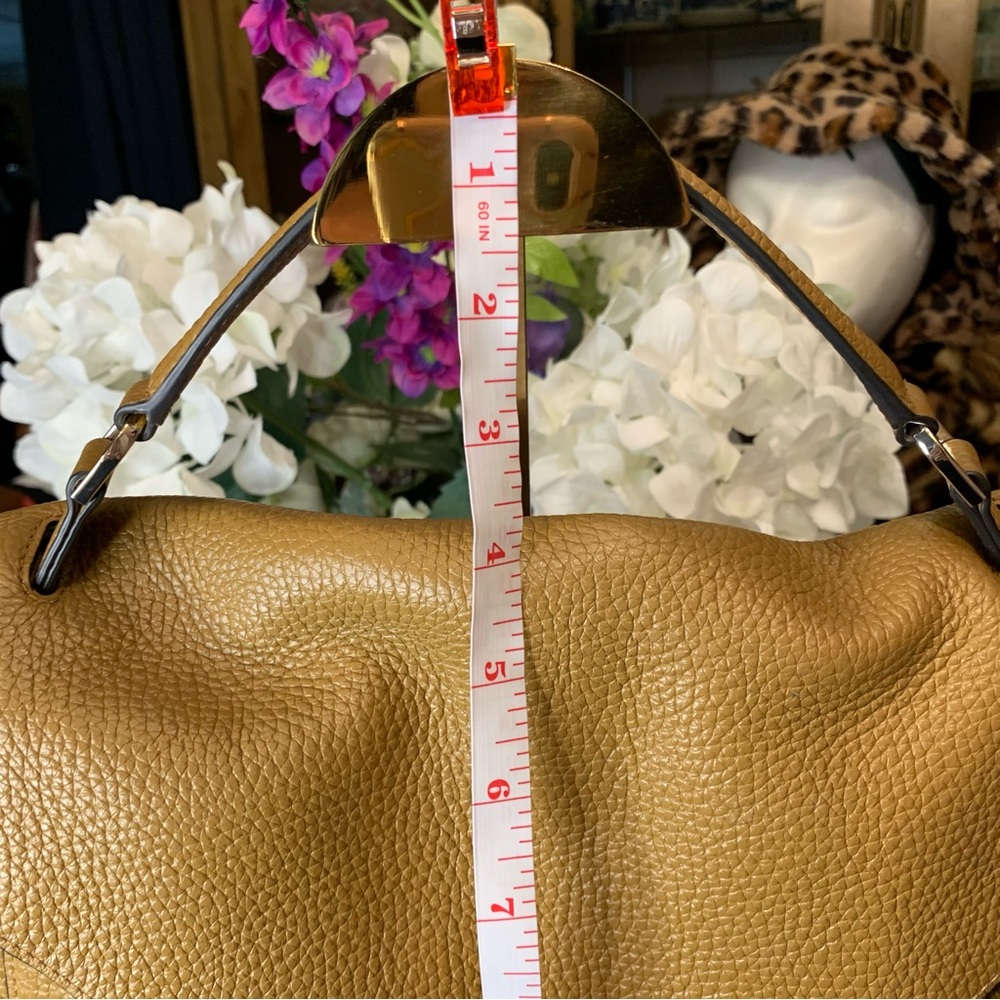 ❤️Price Drop❤️HP⭐️❤️Rebecca Minkoff Tan Leather Messenger Satchel - Picture 11 of 16